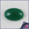 Oval Cabochon Cut Glass Gemstone/Green Gemstone/Cabochon Bead