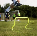 Pepup football soccer training hurdles/speed agility equipment with soccer training hurdles High Visibility Colors Size : 4