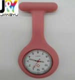 Personalized clip on quartz brooch pocket nursing watch, Best medical watch for nurses doctors reloj de enfermera de silicona