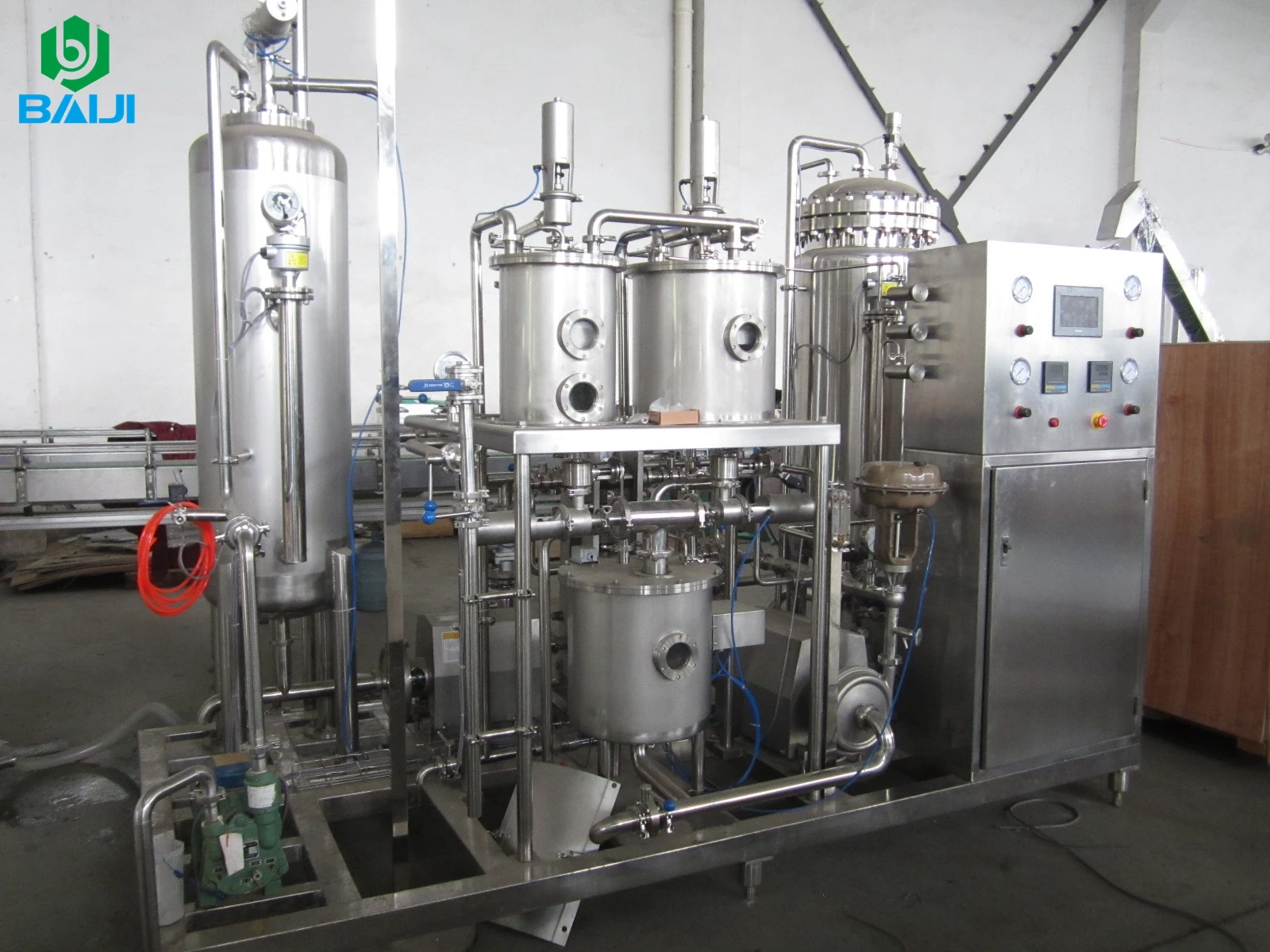 Pet bottle carbonated soda water bottling packing machine / complete carbonated beverage production line