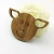 Import Pig head eco friendly natural bamboo coaster crafts from China
