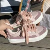 Pink board shoes women 2024 autumn new breathable casual shoes women