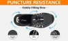 Pinnip Anti-puncture Midsole Fabric Safety Shoes Lightweight Black Hiking Shoes with Oil Resistance