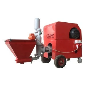 Plastering machine price in india/mini shotcrete machine/shotcrete air compressor