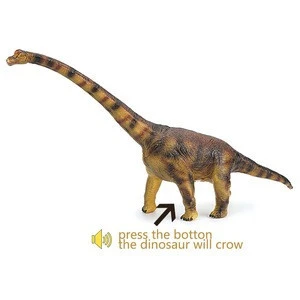 Plastic animal model soft brachiosaurus toy stuffed dinosaur toys for boys