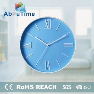 plastic crafts colorful gift wall clock