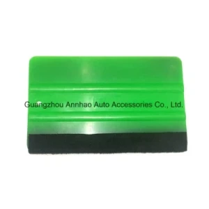 Plastic Scraper Car Vinyl Wrapping Squeegees Tool with Felt