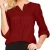 Import Plus Size Ladies Blouses Lady Simple Chiffon Tops Women Pure Color Shirts from China