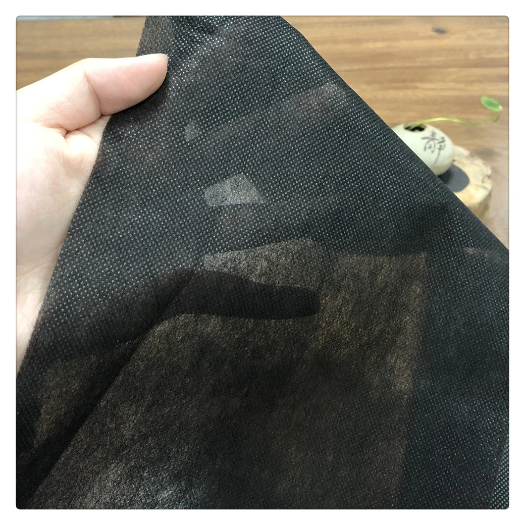 polyester  black breathable polypropylene spunbond nonwoven fabric