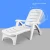Import Pool PP adjustable beach chair, white folding beach chair from China
