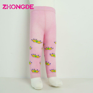 Popular 2018 high quality cotton footless tights for kids