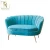 Import popular lovely velvet restaurant sofa luxury cafe sofas and armchairs set coffee shop furniture from China