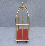 Portable hotel luggage trolley cart YC0286