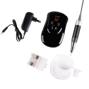 Portable Nail Drill 30000rpm Electric Wireless Cordless Rechargeable Nail Drill