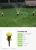 Import Portable plastic cover jet watering nozzle low pressure mini mobile impact lawn garden irrigation systems micro sprinkler from China