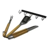 Portable, removable, multi-functional 3-piece barbecue tool, easy to clean, reusable, anti-rust
