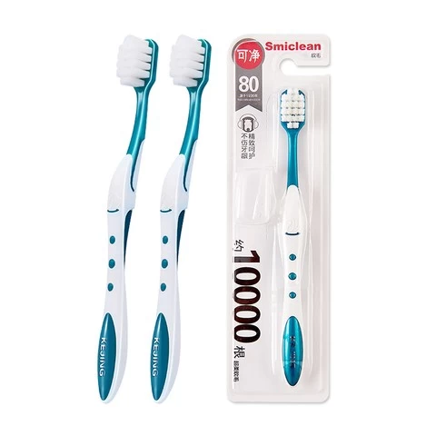 Portable travel adult micro soft tooth brush kit