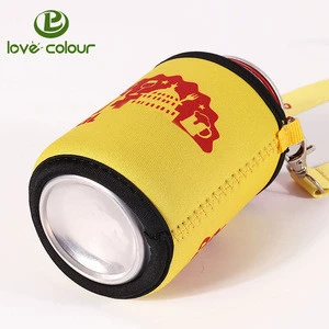 Printing Neoprene Can Cooler Bag with Neck Strap