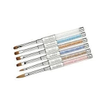 Private Label Crystal Professional Salon Use Nail Tools Colorful Manicure Nail Art Gel Brush Nail Art Decoration Pen Kit Set