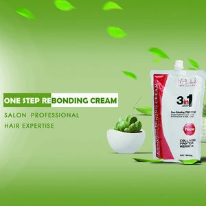 private label High  quality hair straightening cream  bremod nano 3 in 1  hair rebonding cream hair  perm lotion cream