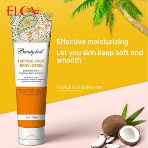 Private Label Organic 150g Lightening Skin Whitening Moisturizing Tropical Fruit Body Cream Lotion