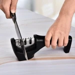 Professional 3 Stages Kitchen Sharpening Stone Tungsten Steel Ceramic Knives Sharpener