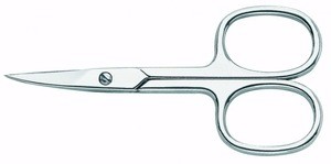 Professional Cuticle Scissors Half Polish Half Sand Arrow Point Nail Cutting Trimming Scissors