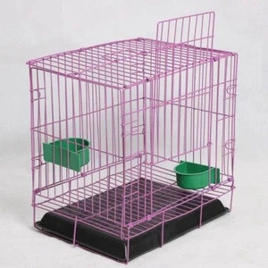 Professional factory Small Pet Cage Plastic Folding Rabbit Wire Cage