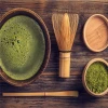 Professional Manucturer Health Organic Instant Matcha Powder Detox Green Tea Matcha Traditional Chinese kungfu tea brush