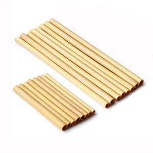 Professional Supply  Bar Accessories Natural Bamboo Straw For Drink