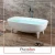 Import Puraston 800mm wide cUPC plastic artificial stone spa tubs with legs drain from China
