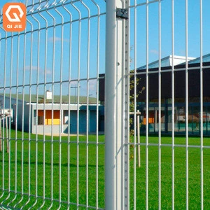 PVC coated galvanized 3d curved welded wire mesh fence for garden