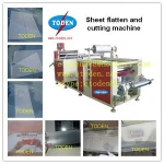 PVC PET PP plastic laminating film roll cutting machine