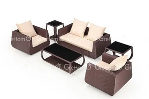 rattan indoor and outdoor sectional sofa
