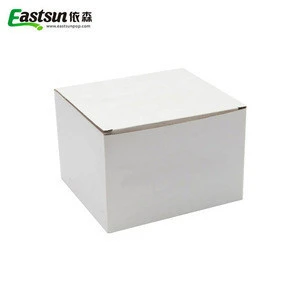 Recyclable White Printed Cardboard Collapsible Packaging Delivery Corrugated Shipping Custom Boxes With Logo