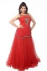 Red Ethnic Party Wear Traditional indian Women Salwar Kameez Long Bridal Anarkali Dress R1736