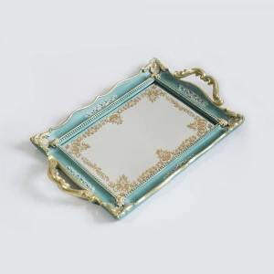 Resin Little Serving Jewelry Tray for Paper Rapped Cake Decorations