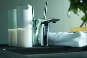 Restaurant Hotel Bathroom Smart Sensor Touchless Hand Cleaning Soap Dispenser