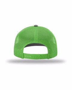 Richardson 112 6-Panel Trucker Snapback Cap - 65/35 polyester/cotton, 100% polyester mesh back, comes with your embroidery logo