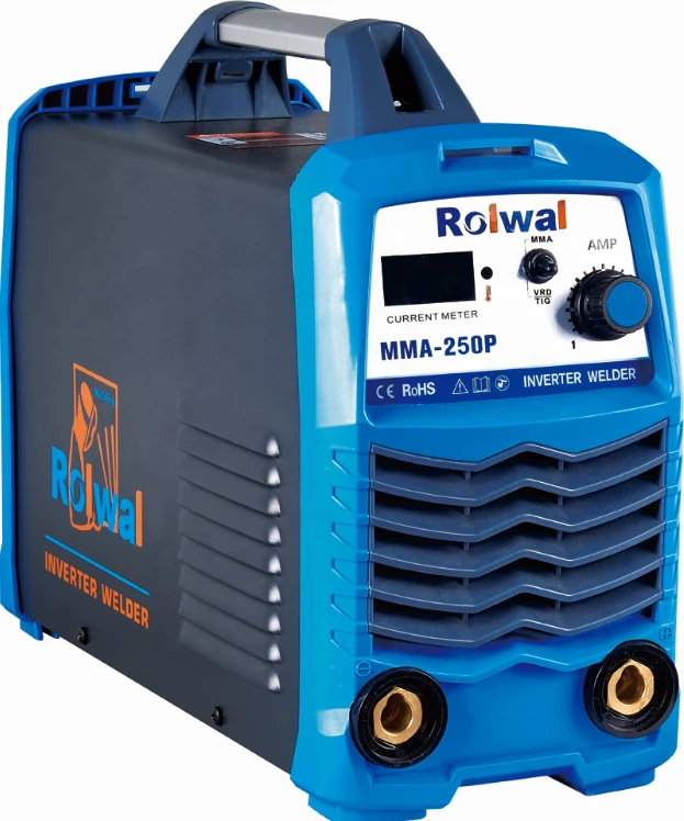 Rolwal Portable Electrical Inverter Heavy Duty Lift TIG VRD Stick IGBT Welding Machine 180amp 200 amp 250amp Arc Welders