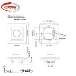 rotary dimmer for dali lighting control system