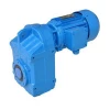RSKF series helical bevel gear reducer hard tooth surface gear box R37 bevel gearbox with 2hp gear motor