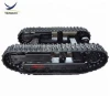 rubber track chassis undercarriage for small loading transportation equipment