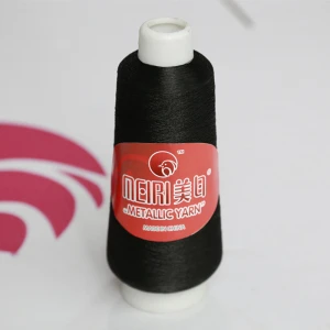 S Type Polyester Metallized Film Metallic Knittingthread Yarn With Different Colors