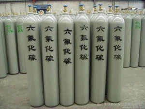 Safe SF6 Gas cylinder with different voloume Liter and kg