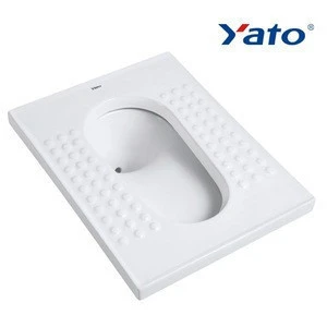 Sanitary squatting toilet pan wc sanitary china ceramic pans YD-013 YATO