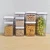 Seal &amp; Stow Cereal Container Set Snack Kitchen Storage Containers /Small Dog Food Container Great for Kids Breakfast Dry Cereal