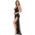 Import Sexy Night Gown High Slit Spaghetti Strap Sequined Tassel Prom Feast Evening Party Dress from China