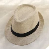 SH-0001 Summer Sun Paper Straw Fedora Hat