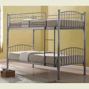 SH-1088,Hot sale metal iron bunk bed with Comfortable ladder